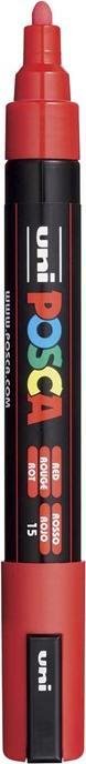 Actual product image Posca Marker PC-5M round tip (Red, 2.50 mm, 1 x)