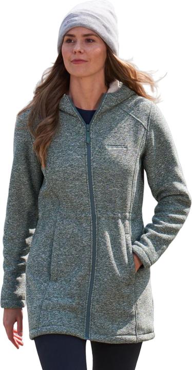 Actual product image Mountain Warehouse Womens/Ladies Mallaig Longline Fleece Jacket (36 D)