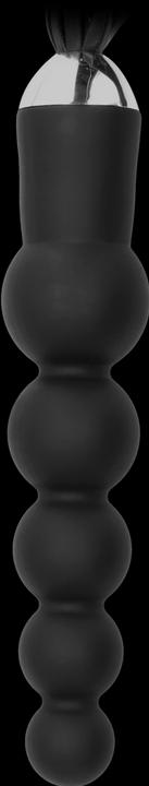 Actual product image Ouch! Black Whip with Curved Silicone Dildo