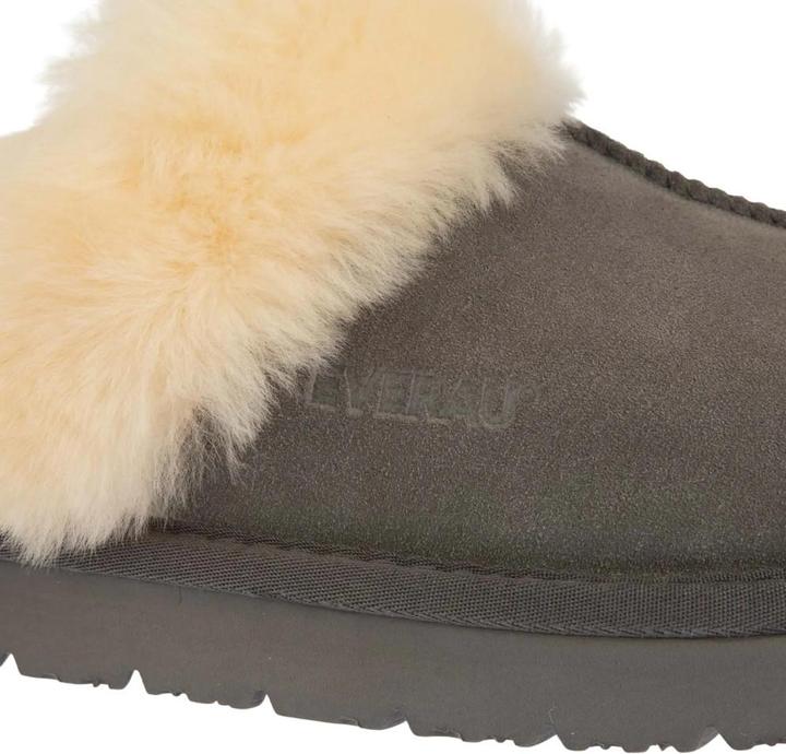 Actual product image Everau Womens/Ladies Raven Suede Slippers (37)