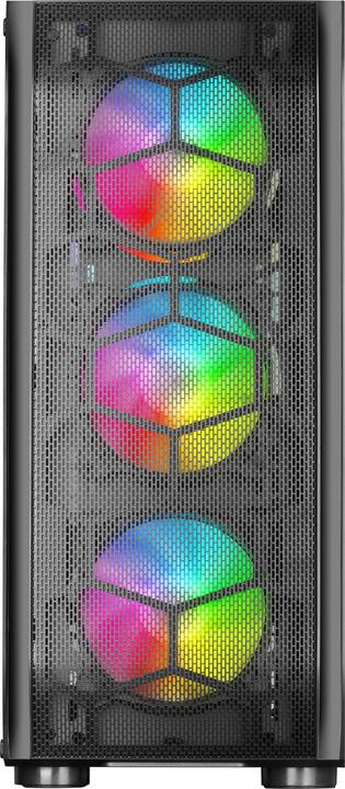 Actual product image Mars Gaming Boitier Moyen Tour E-Atx Mc-Kx RGB Avec Panneau Vitré (Noir) (ATX, mATX, Mini-ITX)
