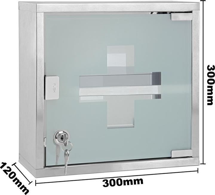 Actual product image Deuba Medicine cabinet (30 x 12 x 30 cm)