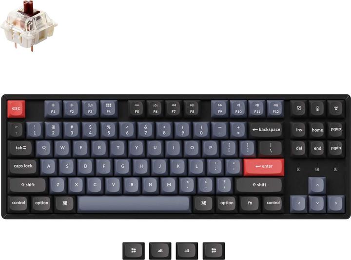 Produktbild Keychron K8 Pro (DE, Kabelgebunden, Kabellos)