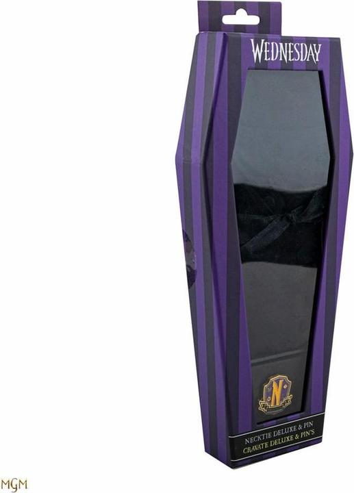 Produktbild Cinereplicas Wednesday Krawatte Nevermore Deluxe Edition