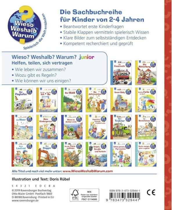 Produktbild Ravensburger Helfen, teilen, sich vertragen (Deutsch, Doris Rübel, 2019)