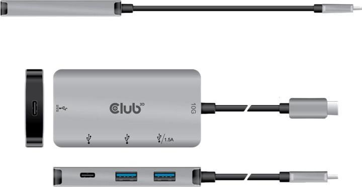 Image du produit Club 3D CSV-1543 (USB-C, 4 Ports)