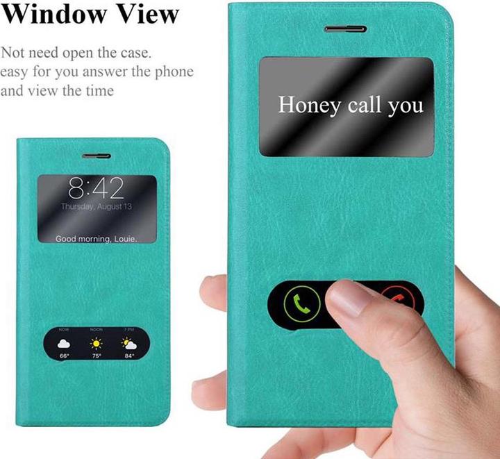 Produktbild Cadorabo Book mit View Doppelfenster Cover (Huawei Nova Plus)