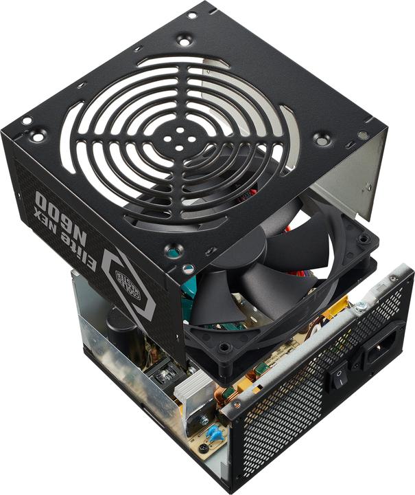 Immagine prodotto Cooler Master ALIMENTATORE 600W ELITE NEX N600 240V PFC ATTIVO 1-FAN 120MM (600 W)