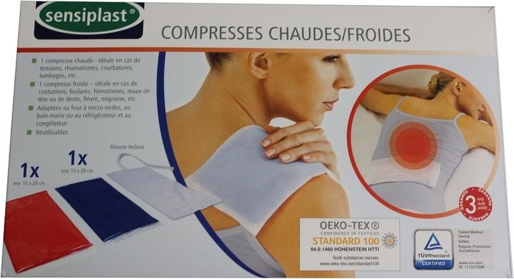 Image du produit Sensiplast Kit de compresses chaudes et froides pour le dos (2 x)
