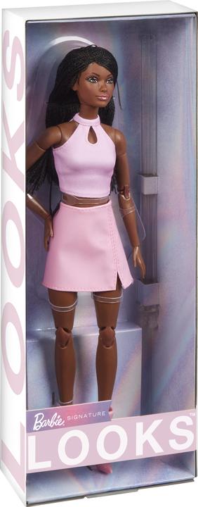 Actual product image Barbie Signature Looks 21 - Tall, Braids, Pink Skirt Outfit