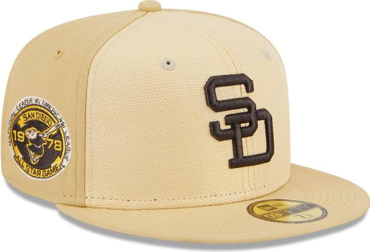 Immagine prodotto New Era Cappellino 59Fifty Fitted - RAFFIA San Diego Padres (8)