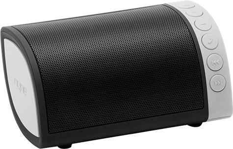 Nyne CRUISERSLV Cruiser Portable Bluetooth Speaker, Black/Grey (12 h, Rechargeable battery operated)