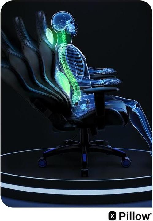 Actual product image Diablo Gaming chair X-One 2.0 Gaming Chair Normal, Black-blue
