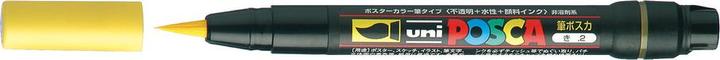 Actual product image Posca Brush tip marker (Yellow, 10 mm, 1 x)
