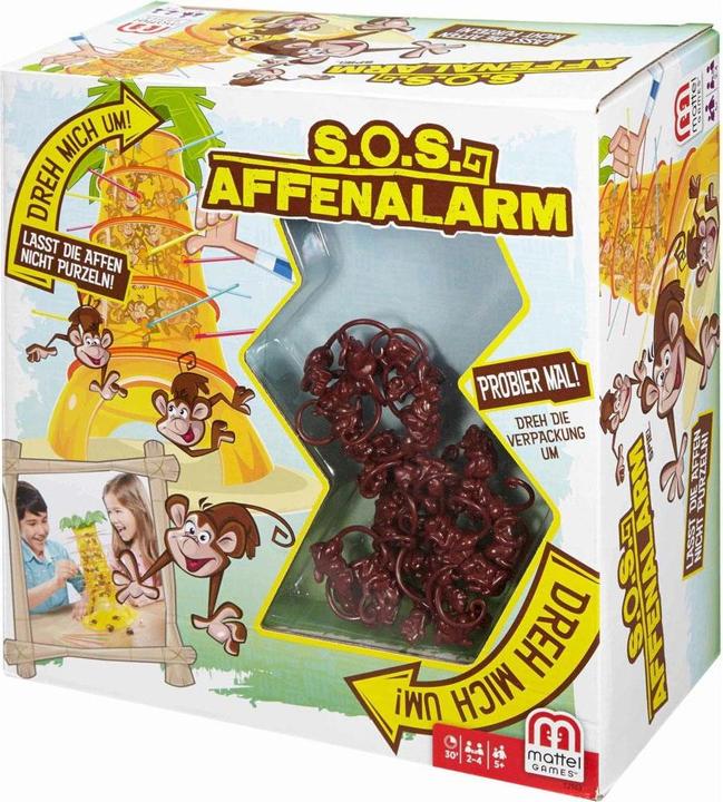 Actual product image Mattel Games S.O.S. Monkey Alarm (German)