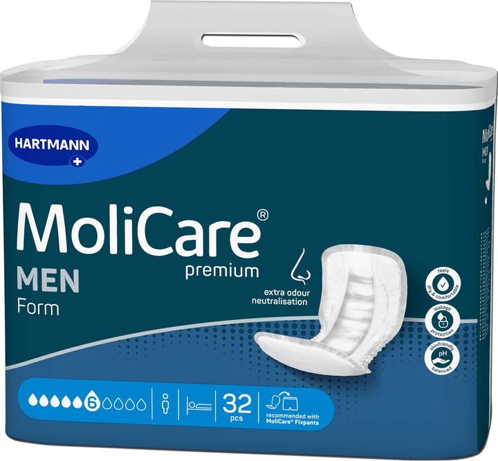 Image du produit MoliCare Form extra plus MEN Protections anatomiques (32 x, Large)