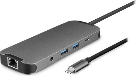 Produktbild Chieftec Docking Station USB Type-C DSC-901 9-in-1 (USB-C, 1 Ports)