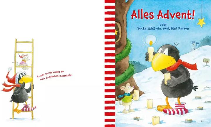 Produktbild Der kleine Rabe Socke: Bald ist Weihnachten! (Deutsch, Nele Moost, Annet Rudolph)