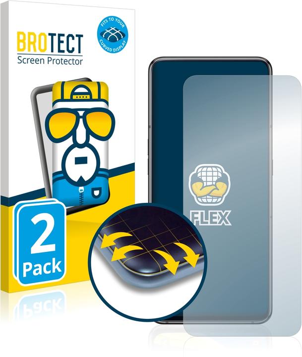 Actual product image BROTECT Full-Cover Protector (2 Piece, Samsung Galaxy A80)