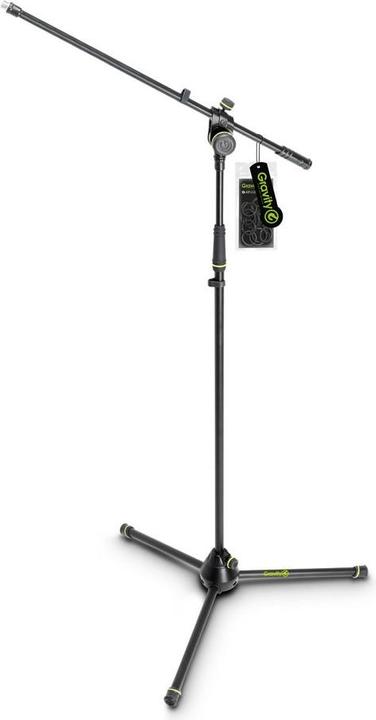 Actual product image Gravity MS 4321 B - Microphone stand with tripod folding base and 2-point boom