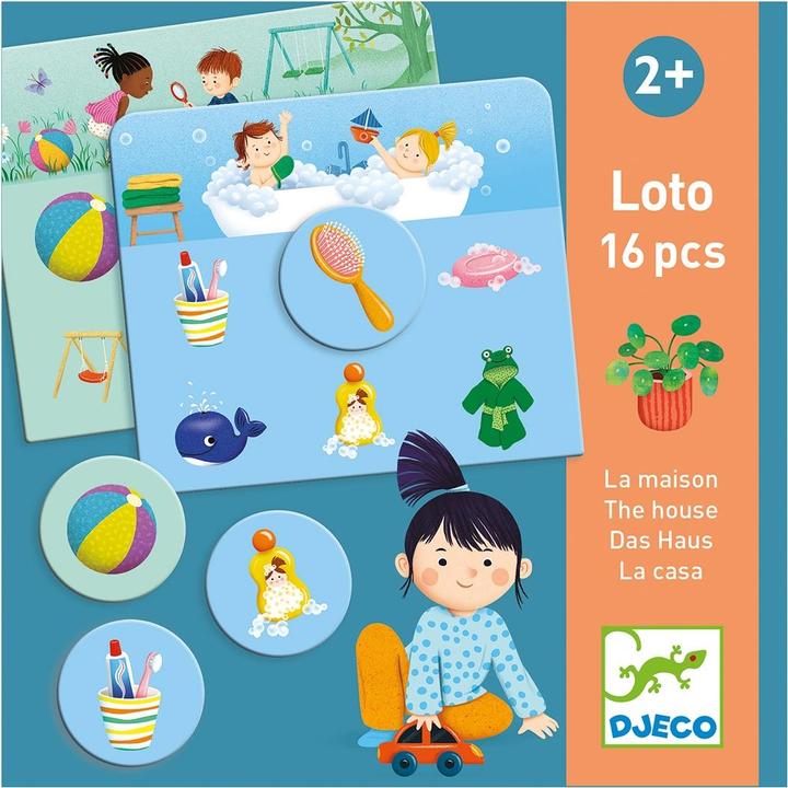 Actual product image Djeco Loto??aidimas - Namai (30 vnt.)