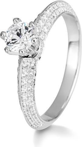 Actual product image Breuning RING - BRILL. 0,926 Ct. H/si (61, 585/14 K Gold)