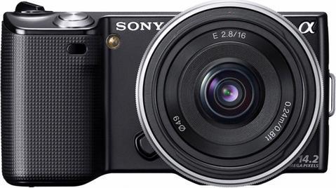 Image du produit Sony NEX-5A, 14 MP, 7fps, Vidéos FullHD, 16mm KIT, Noir