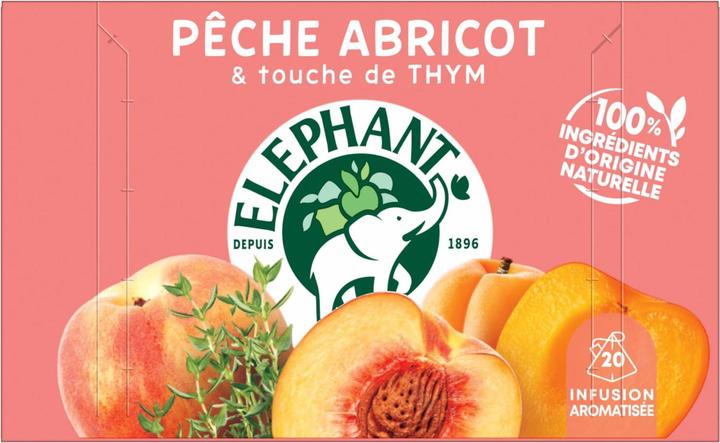 Actual product image Elephant Infusion Péche Abricot (38 g)