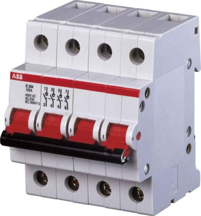 Immagine prodotto ABB STOTZ-KONTAKT Interruttore principale 63A 4p. gr E204/63G