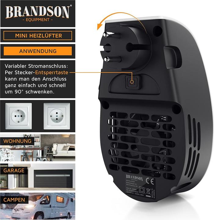 Produktbild CSL Mini Keramikheizung (500 W)