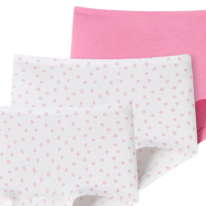 Produktbild Schiesser 9er Pack Kids Girls 95/5 Organic Cotton Shorts (98, 9er Pack)