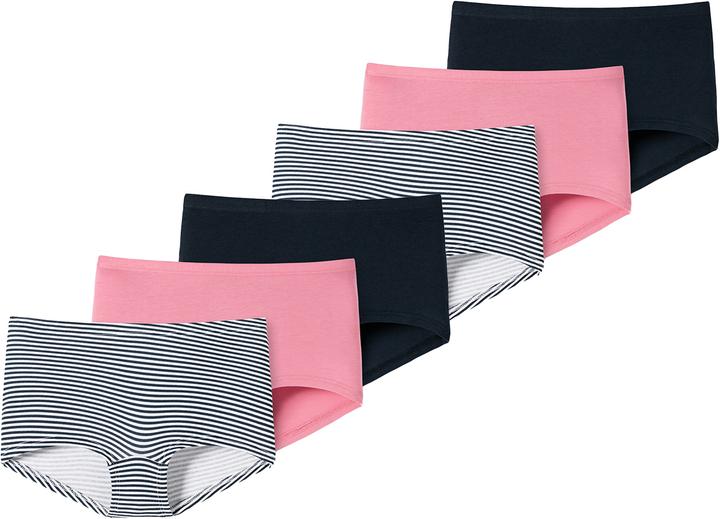 Produktbild Schiesser 6er Pack Teens Girls 95/5 Organic Cotton Shorts (176, 6er Pack)