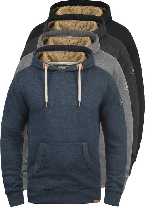 Image du produit Solid TripHood Pile Sweat À Capuche Avec Peau De Mouton Pull Hoodie Pour Homme (S)