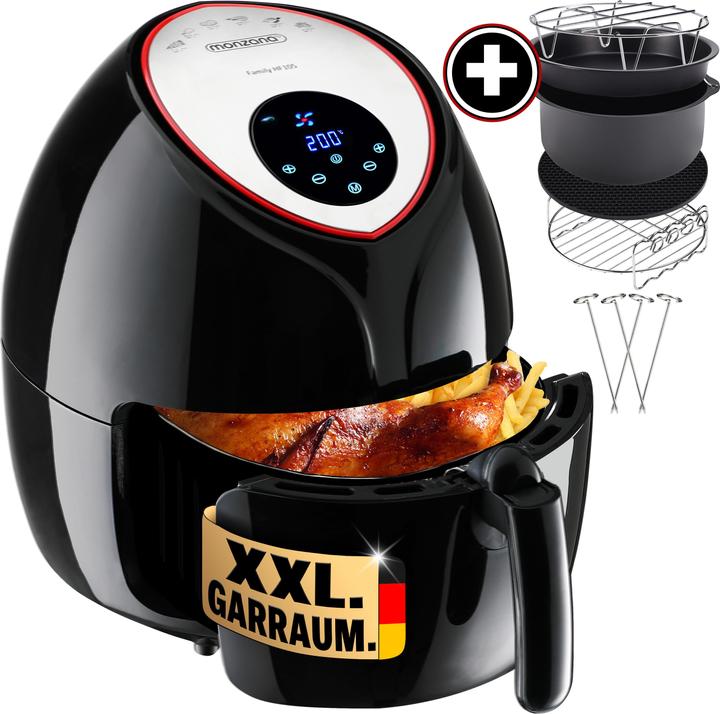 Actual product image Monzana Hot air fryer set 9 pcs.