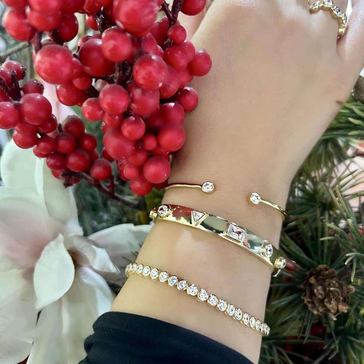 Immagine prodotto Candy Braccialetto Sefro, argento 925, placcato oro (Argento 925, Placcato oro 18k)