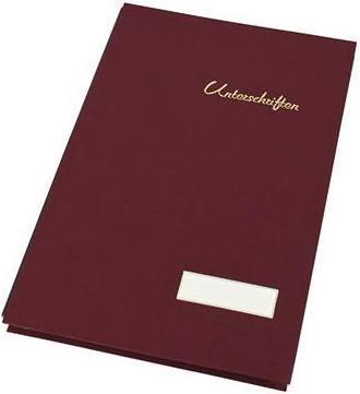 Soennecken Signature folder 20 compartments red linen (A4, 1 x)