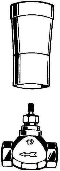 Produktbild Grohe UP-Ventil-Unterteil, DN15 (29800000) (Wasserdieb, 50.80 mm)