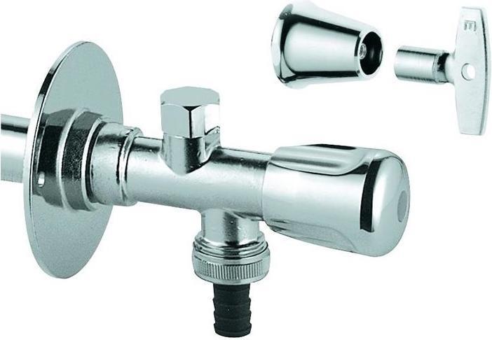 Actual product image Grohe Freeze-proof external wall valve Eurotec-Complete 41212000