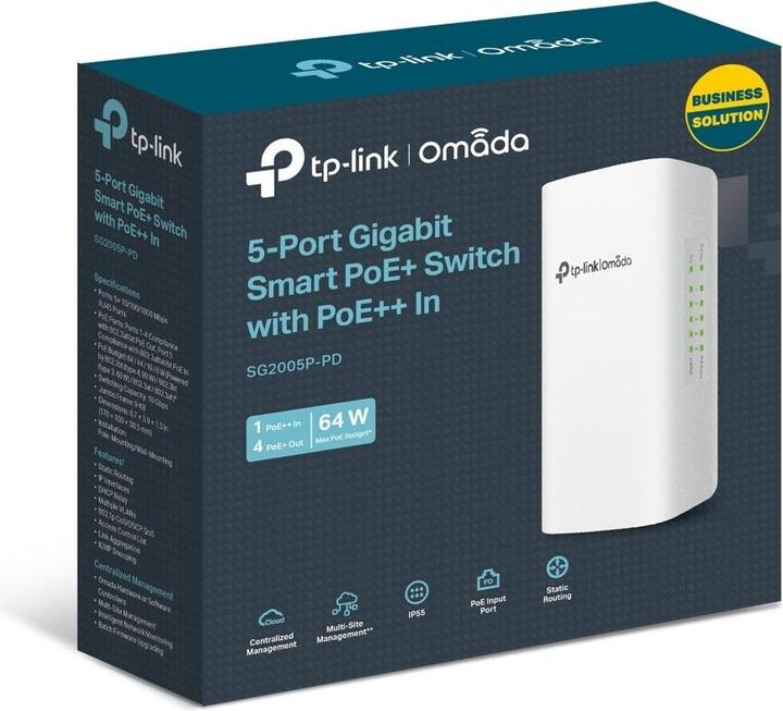 Actual product image TP-Link SG2005P-PD (5 Ports)
