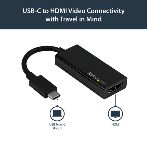 Produktbild StarTech USB-C zu (HDMI, 15 cm)