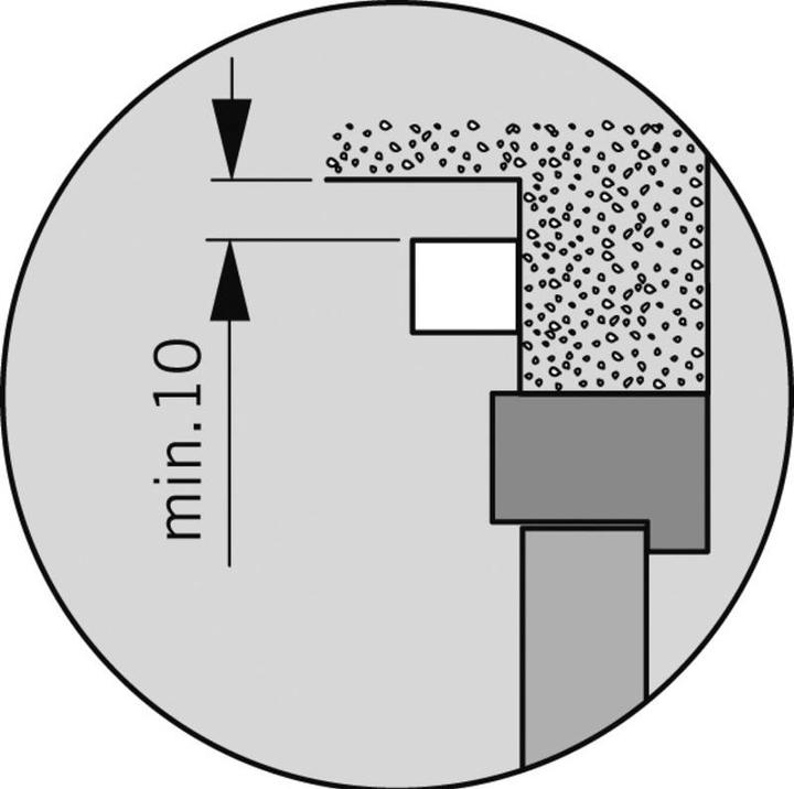 Actual product image Dormakaba RMZ smoke detection panel in Contur design