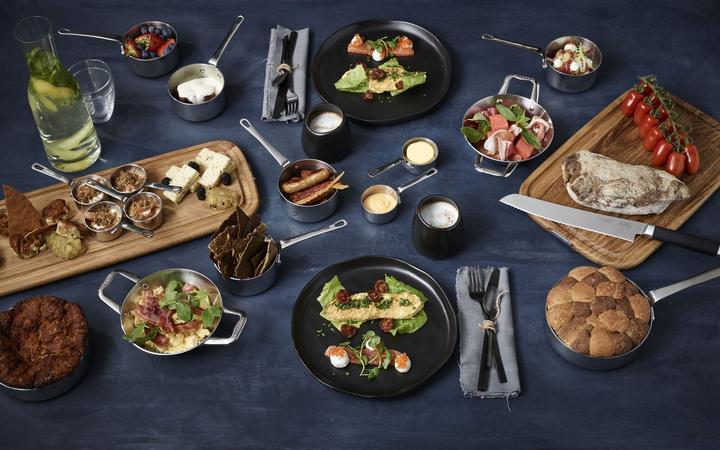 Immagine prodotto Scanpan Casseruola Maitre D' Ø 16 cm - Induzione (16 cm, Casseruola con manico, Acciaio inossidabile, Rame)