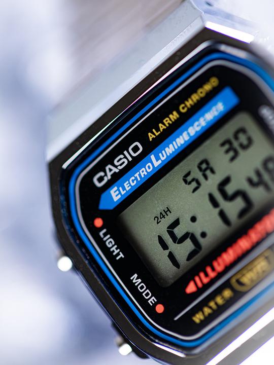 Actual product image Casio Vintage A168wa-1yes (Digital watch, 35 mm)