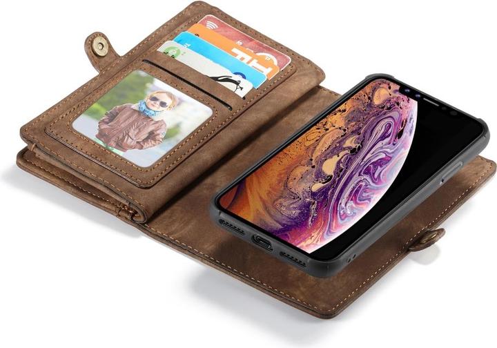 Produktbild Caseme Apple iPhone XR Echtleder Portemonnaie Karten Hülle (Apple iPhone XR)