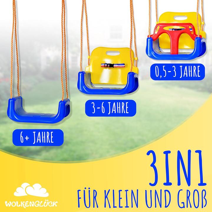 Image du produit Wolkenglück 3-in-1 Babyschaukel