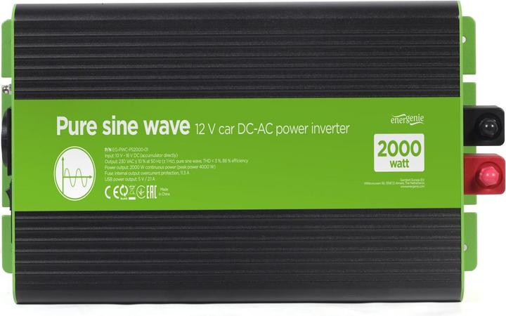 Actual product image Gembird PureSinWave inverter 2000/4000