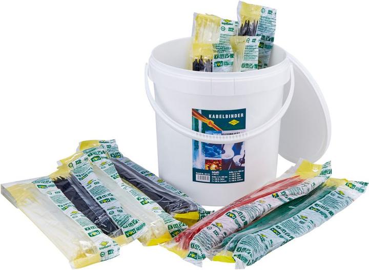Actual product image SapiSelco Cable tie set (Plastic cable ties, 295 mm, 1000 pcs.)