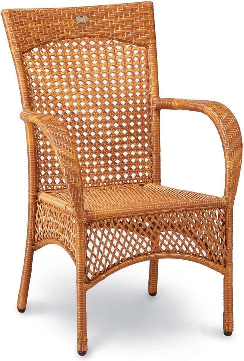 Actual product image Best Aluminium wicker chair Madelene caramel