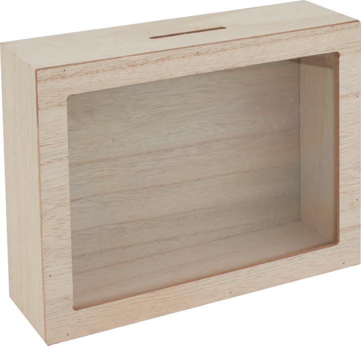 Actual product image VBS Money box with window, 2 pieces (15 x 6 x 20 cm)