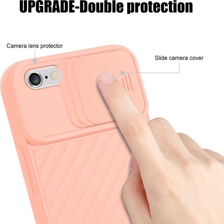 Immagine prodotto Cadorabo Cover in TPU con protezione della fotocamera (Apple iPhone 6 Plus)